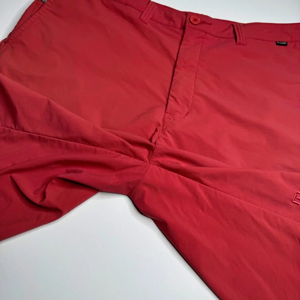 Travis Mathew Stretch Flat Front Golf Shorts 10” Inseam Preppy Athleisure